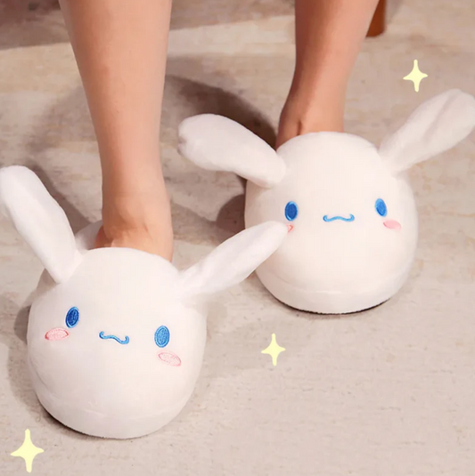 Soft Cinnamoroll Plush Slippers