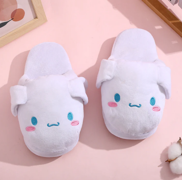 Cozy Cinnamoroll Plush Slippers